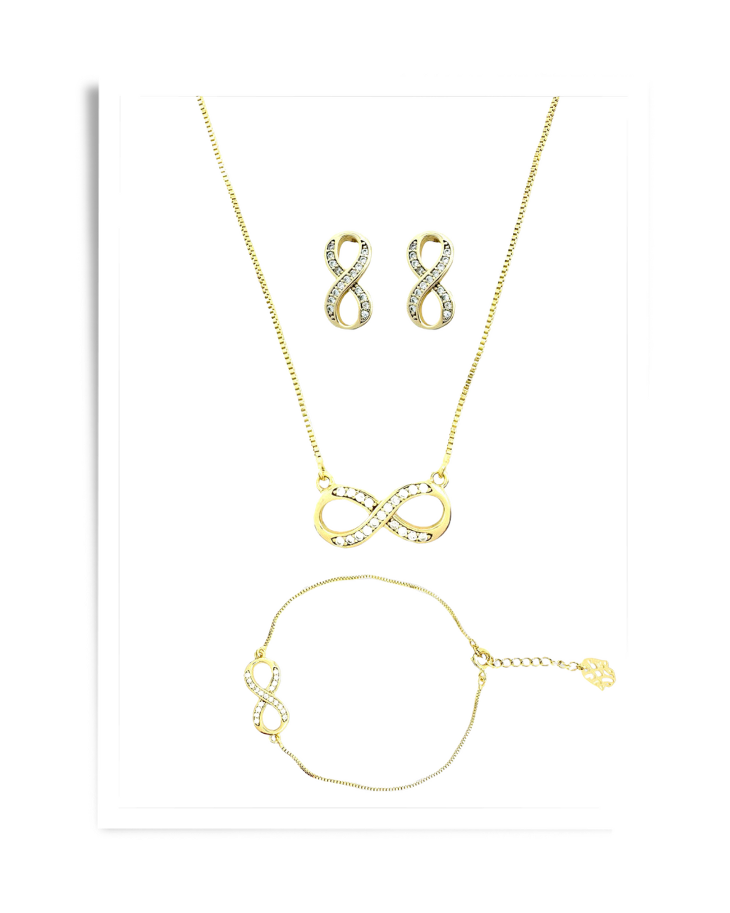 High Quality Gold Infinity Set
